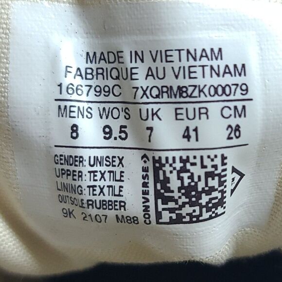 Converse Run Star Hike Platform High Top Chunky Canvas Sneakers Women 9.5 Men 8 - Picture 8 of 16